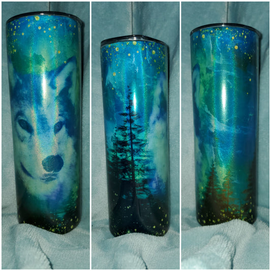 WOLF 20 OZ SKINNY TUMBLER