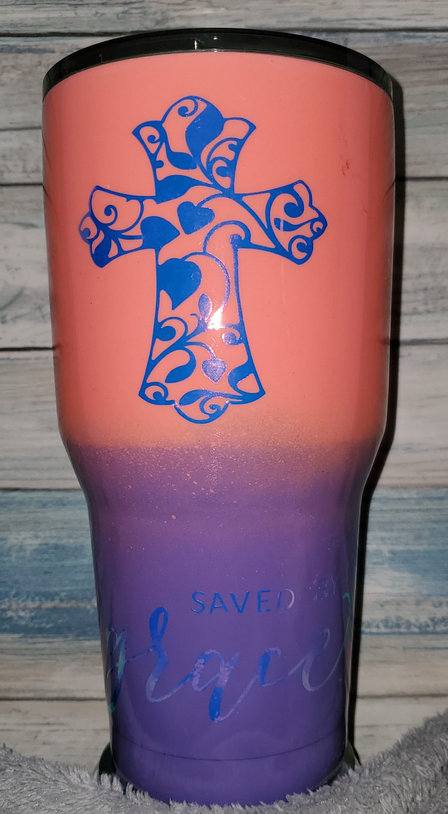 Saved by Grace epoxy tumbler